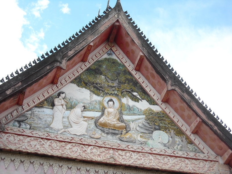 Photos of the temples in Savannakhet, Laos