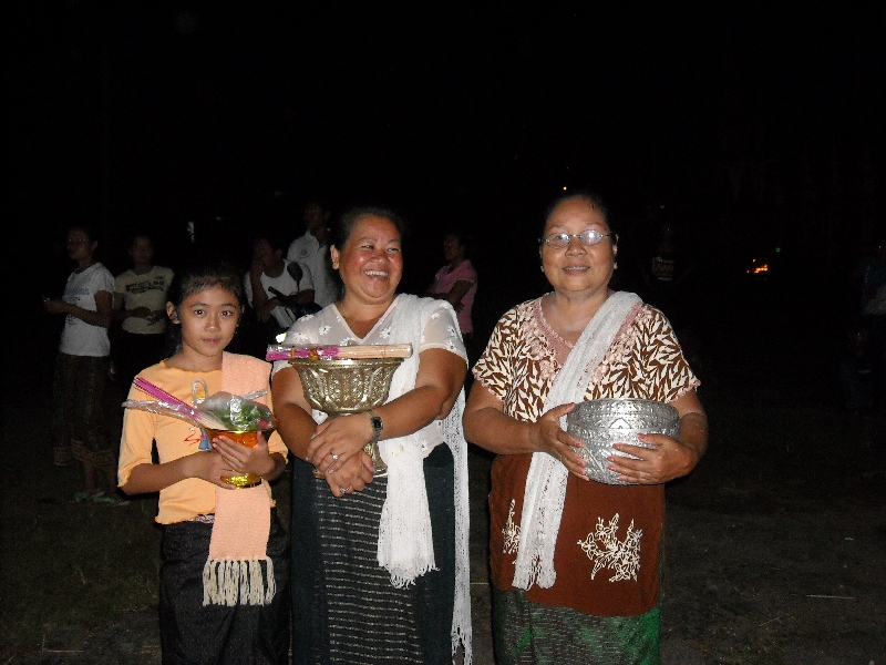 Cambodian women during festivities, Stung Treng Cambodia