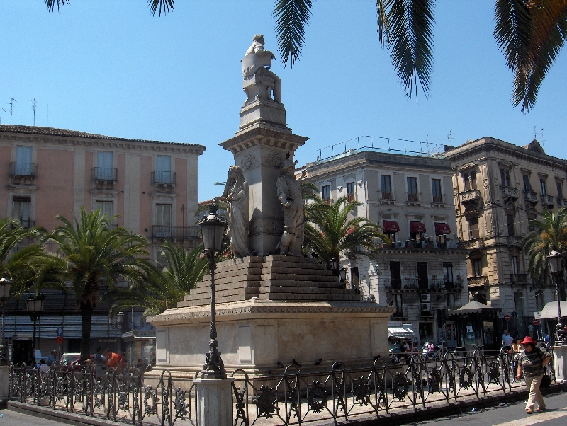 Statue of Vincenzo Bellini, Catania Italy