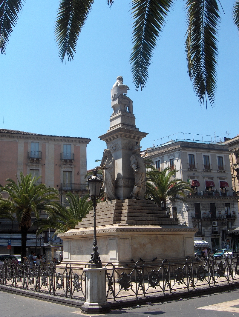 Stesichorus Square in Catania, Italy