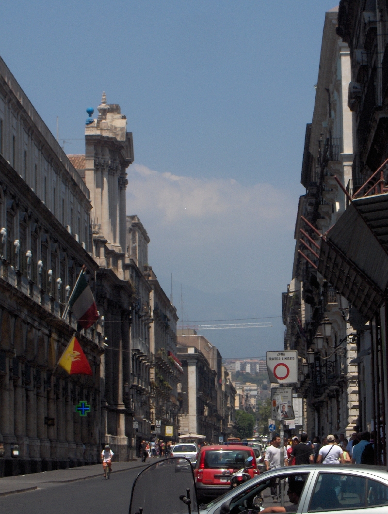Catania Italy Via Etnea in Catania