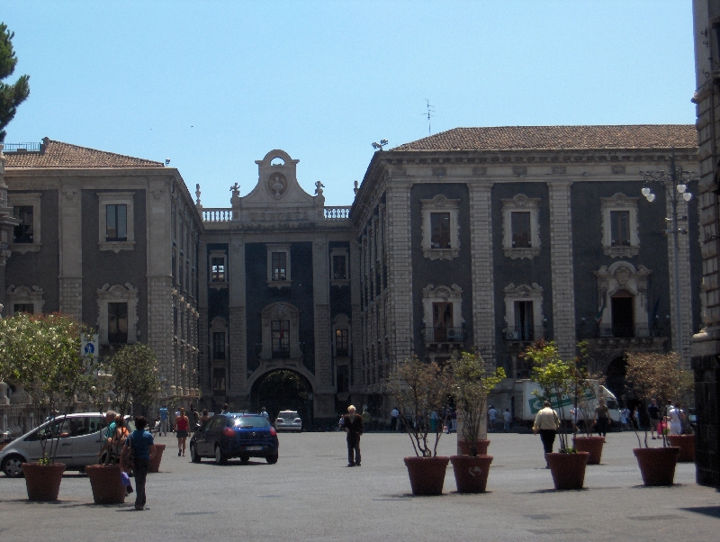 Catania Italy Piazza del Duomo in Catania