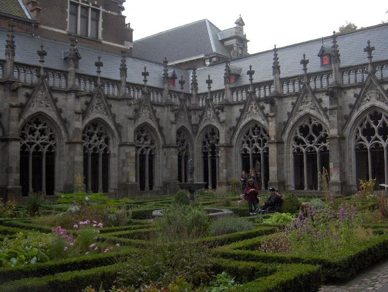 Beautiful gardens in Utrecht, Netherlands