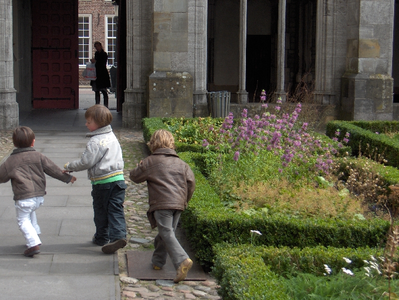 Kids playing around, Utrecht Netherlands