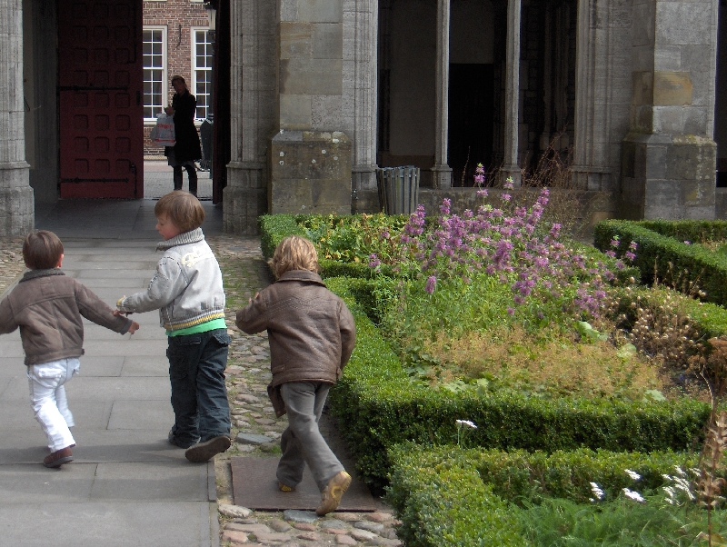 Utrecht Netherlands Kids playing around