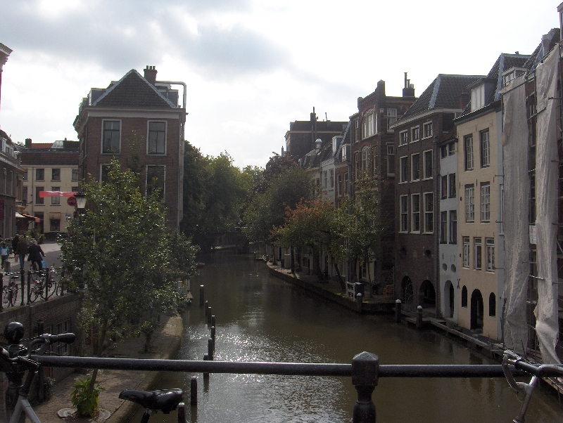 The canals in Utrecht, Netherlands