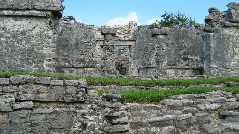 Old Mayan ruins in Tulum, Mexico