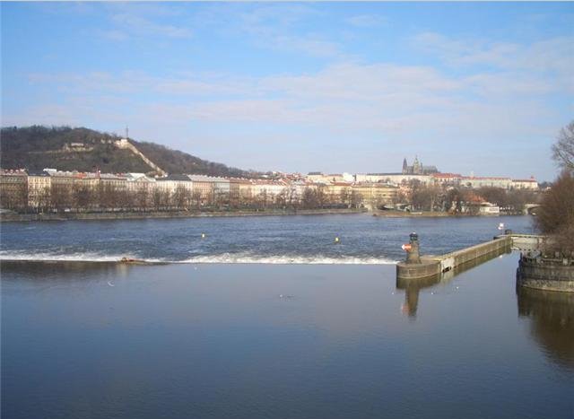 Prague Czech Republic The Vltava River of Prague