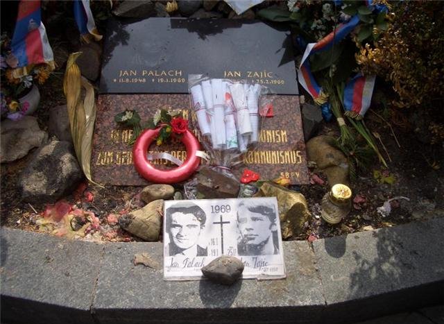 Prague Czech Republic Jan Palach and Jan Zajìc Monument