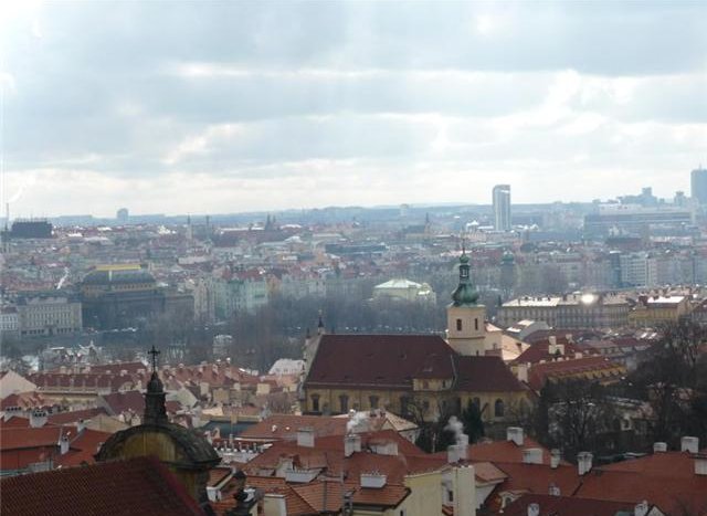 Prague as seen from Clementinum, Prague Czech Republic