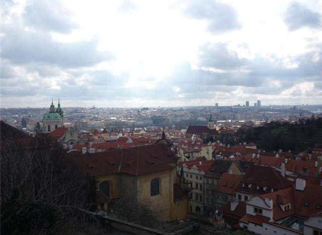 Prague seen from the Castel, Prague Czech Republic