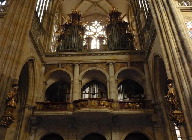 Prague Czech Republic Inside the St. Vitus Cathedral, Prague