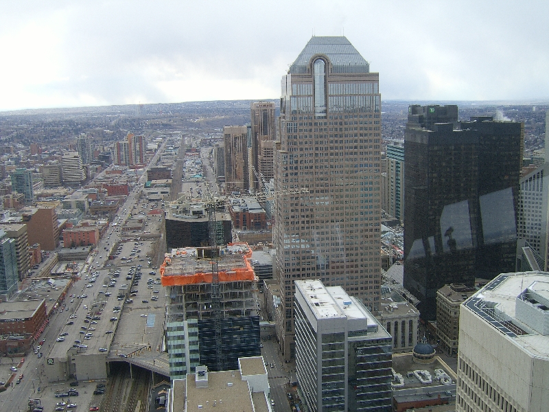 Panorama from the Calgary Tower, Canada