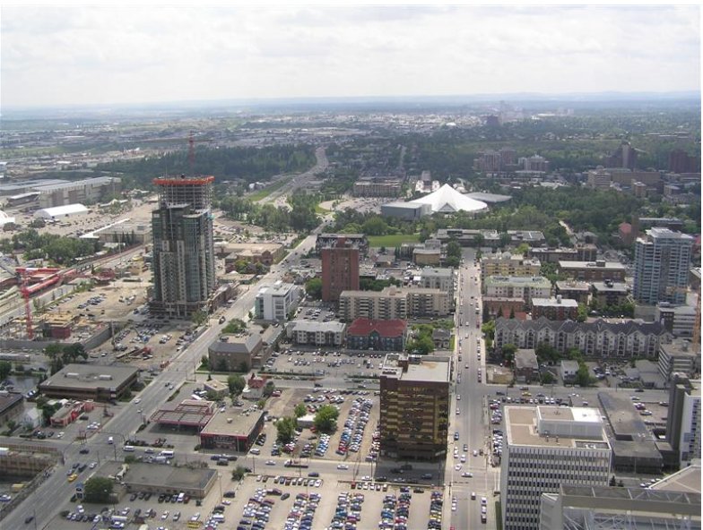 Pictures from the observation deck, Calgary Canada