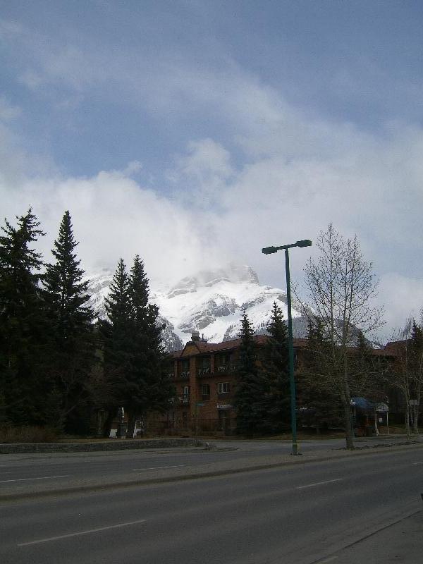 The town of Banff in Alberta, Canada