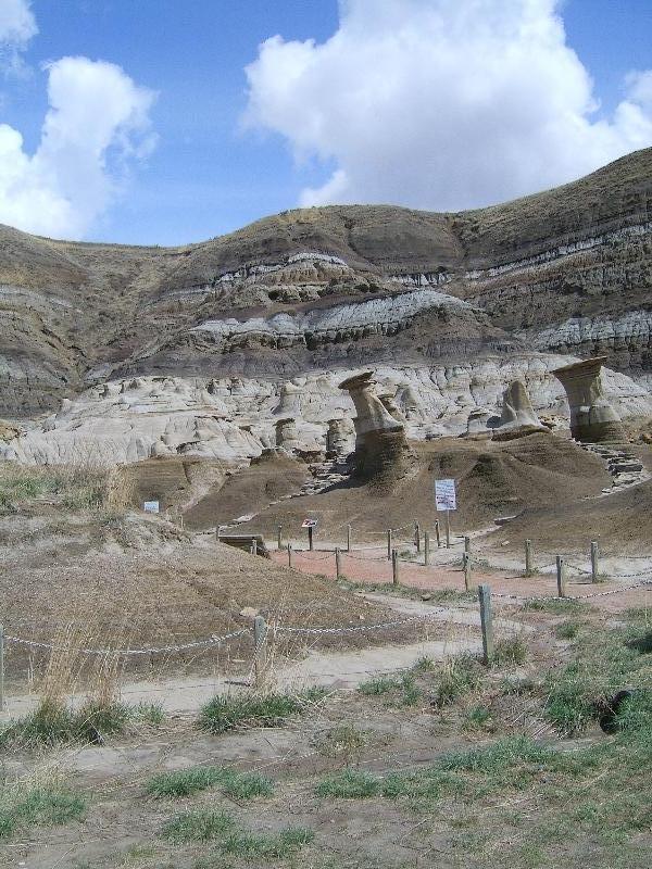 The hoodoos in Alberta, Calgary Canada