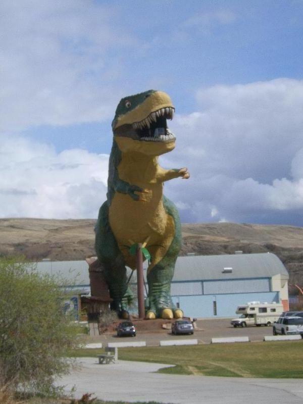 The giant dinosaur, Canada