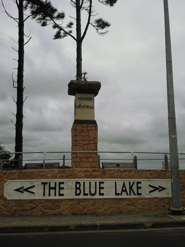Driving up to Blue Lake, Australia