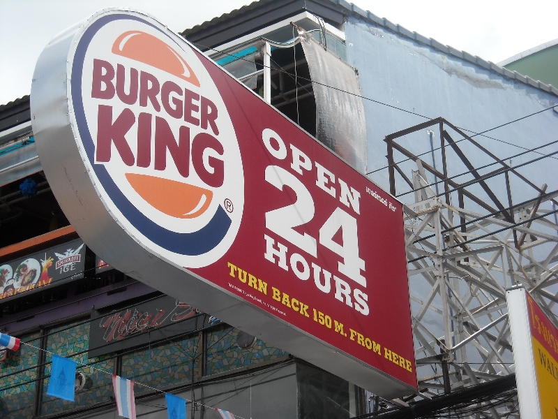 The Burger King!, Bangkok Thailand