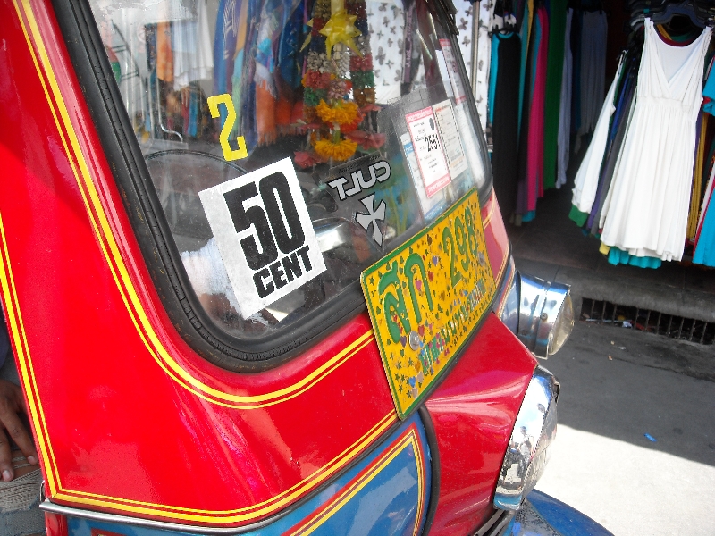 Tuk tuk on Khao San Road, Thailand