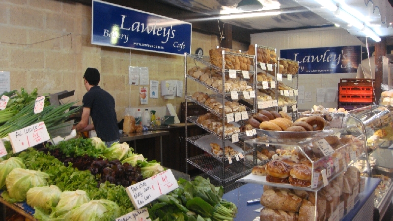 Food stall on the Fremantle Markets, Fremantle Australia