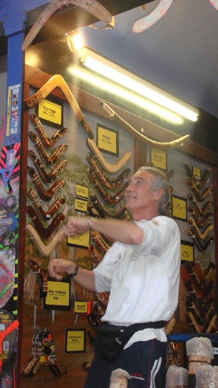 Fremantle Boomerang stall, Australia