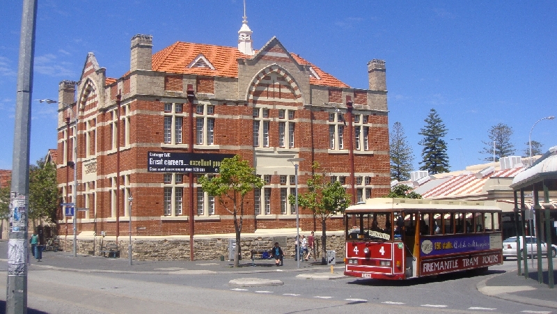 Fremantle Australia Corner with Cappuccino Strip