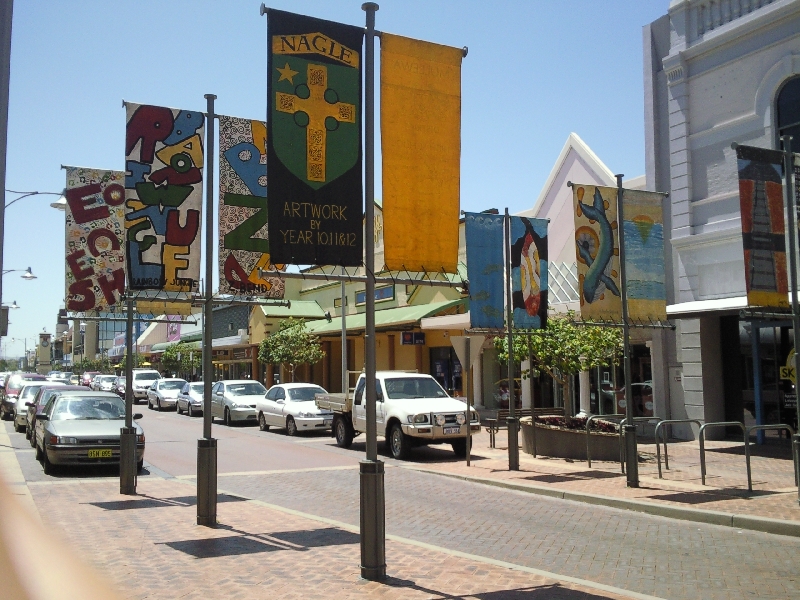 The streets of Geraldton, Geraldton Australia