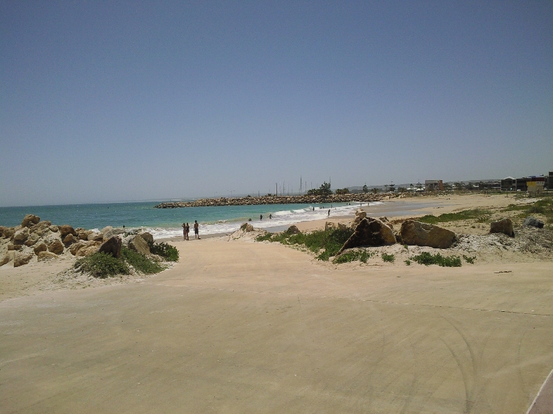 The beach in Geraldton, Geraldton Australia