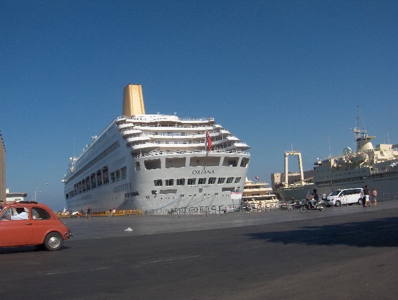 A boat ready to depart, Palermo Italy