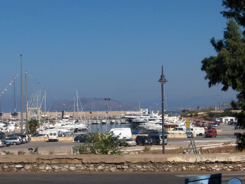 The port of Acquasanta, Italy