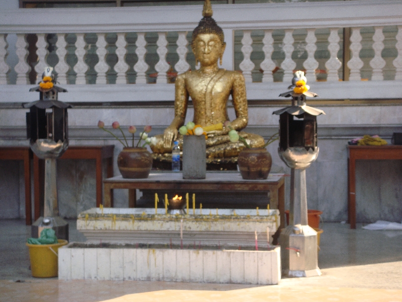 White temple more down hill, Bangkok Thailand