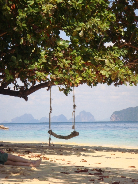 Swing on Ko Kradan, Thailand