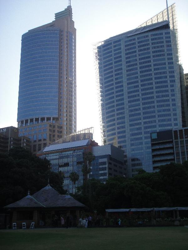 Sudney CBD from the gardens, Sydney Australia