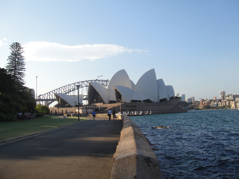 Sydney Australia The Opera House from the park