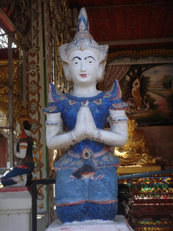 Statue at Wat Chiang Man, Chiang Mai Thailand