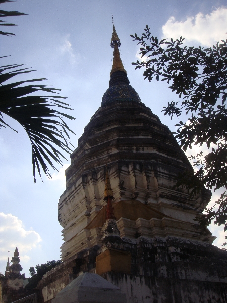 Chiang Mai Thailand Upper Chedi of Lam Chang temple