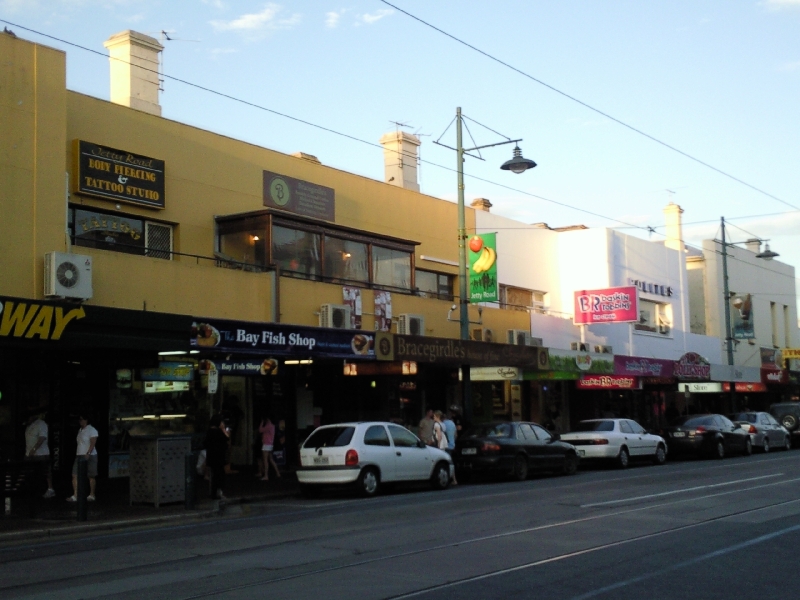 Jetty Road in Glenelg, Australia