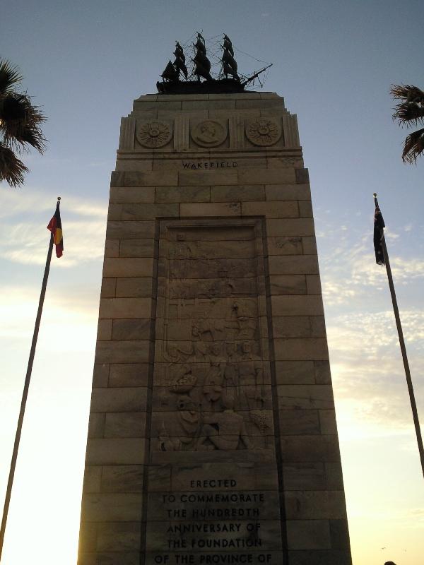 Glenelg Monument on Mosely Square, Adelaide Australia