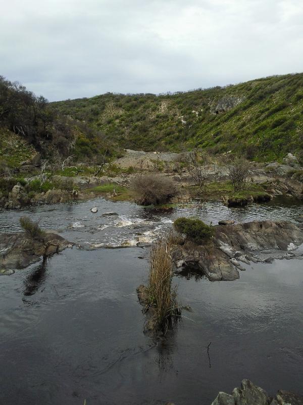 Kangaroo Island Australia Walking across Snake Lagoon