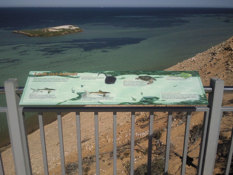 Shark Bay Australia Dirk Hartog Island from Eagle Bluff