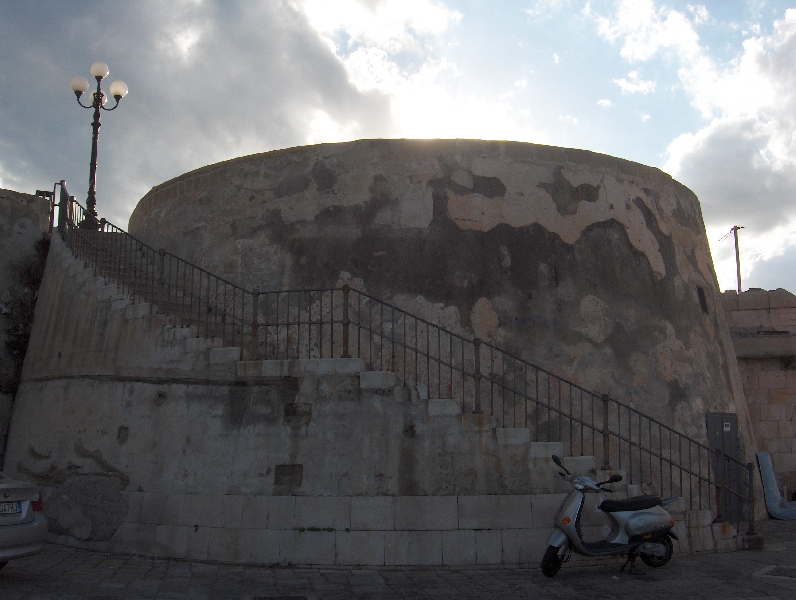 Gallipoli Italy Stairs from the car park to the Riviera