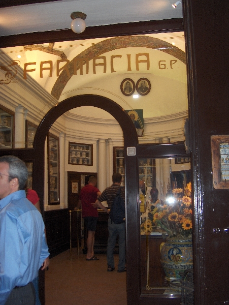 Gallipoli Italy The farmacy in Gallipoli