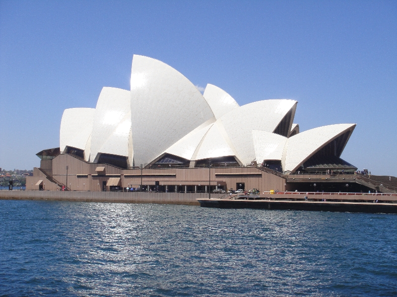 The Sydney Opera House from ferry, Sydney Australia