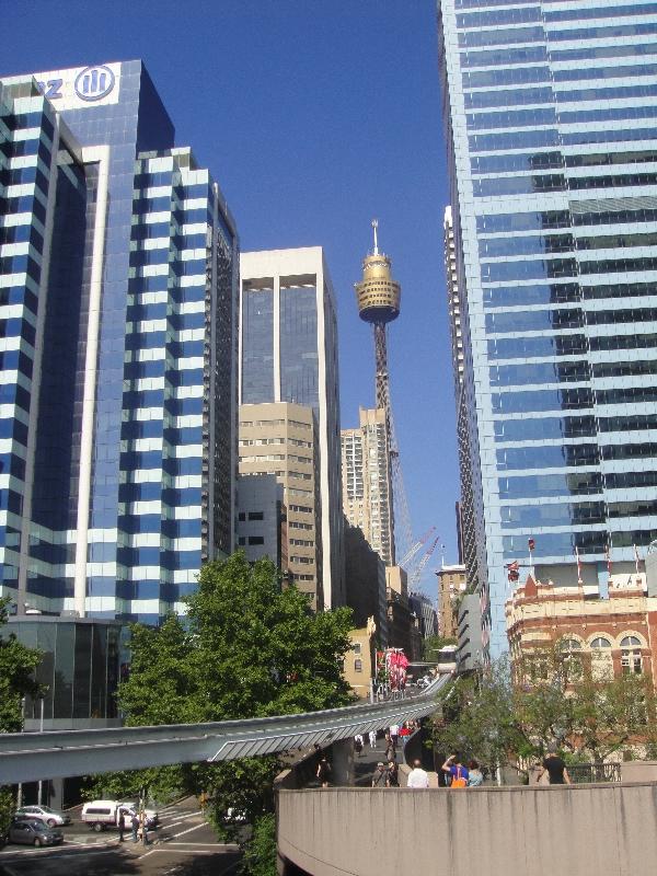 Sydney skyling from Darling Harbour, Australia