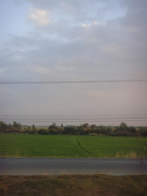 Rural scenery out of Kanchanaburi, Ayutthaya Thailand