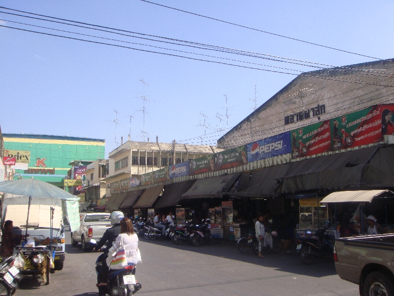 Tha Saeng Chuto in Kanchanaburi, Thailand