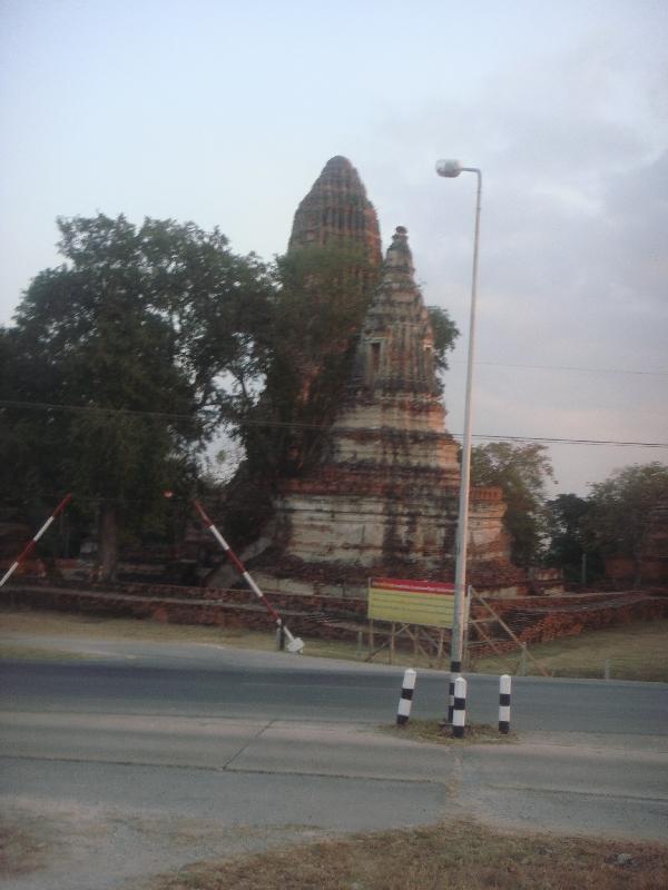 Old ruins entering Ayutthaya, Ayutthaya Thailand