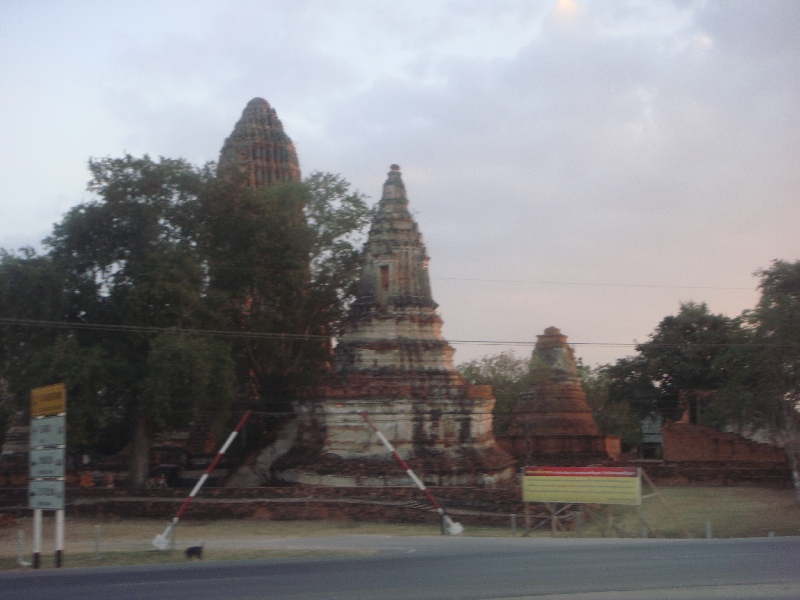 Buddhist temple ruins in Ayutthaya, Thailand