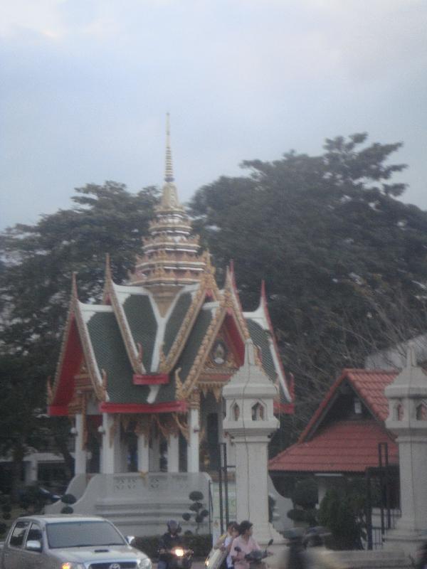 Temples on the road to Ayutthaya, Thailand